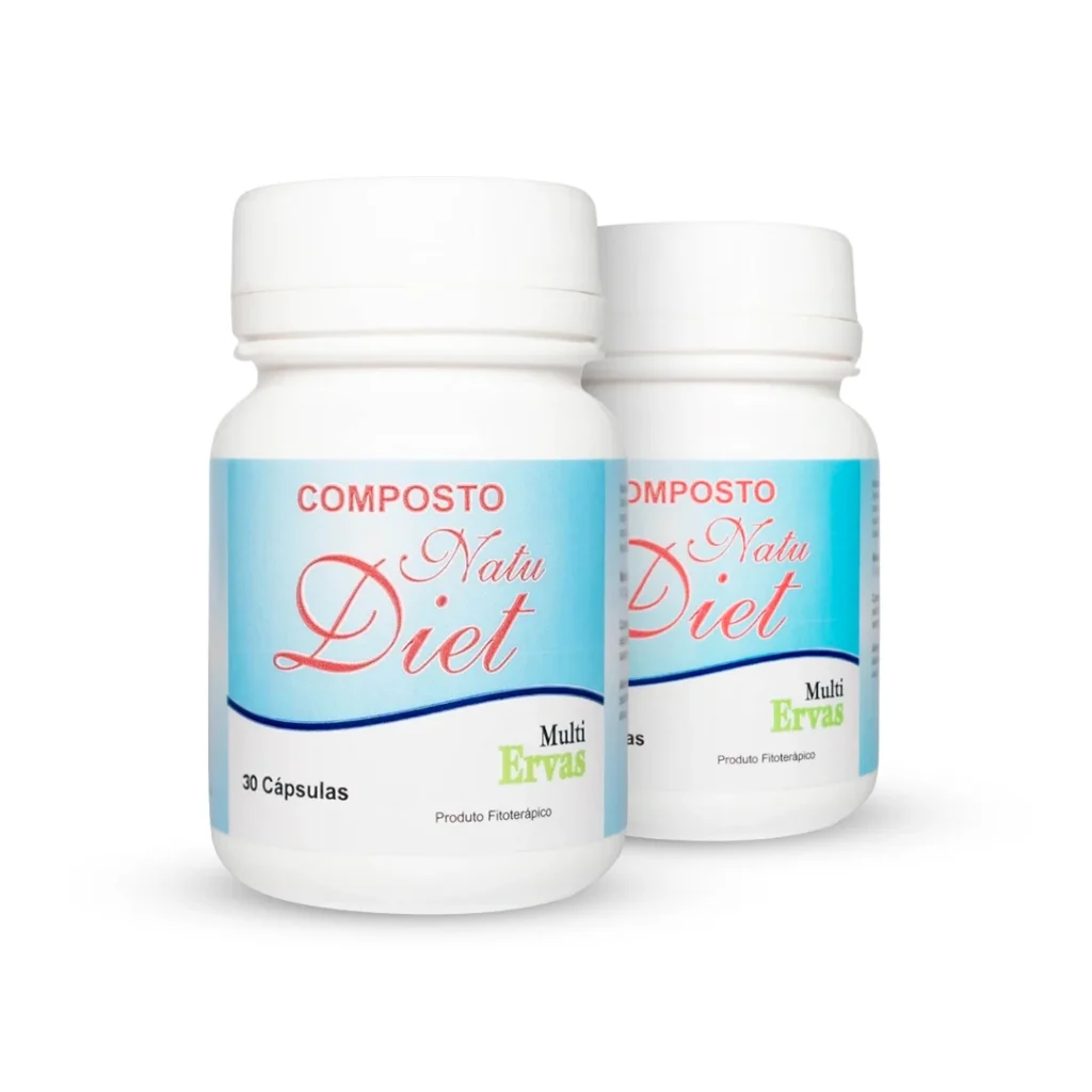 2 frascos do suplemento natu diet composto