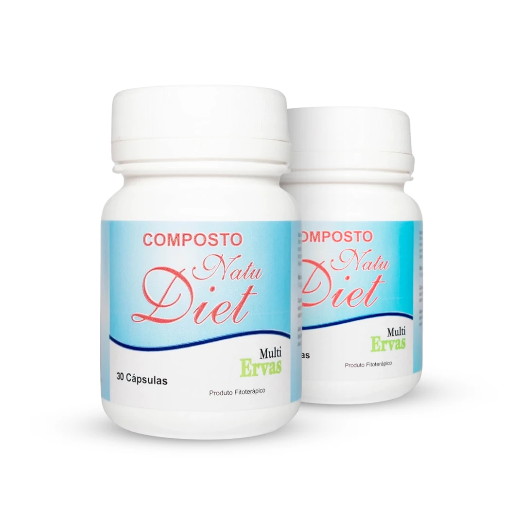 2 frascos do suplemento natu diet composto